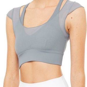 Alo Yoga Joyful Bra Blue Haze